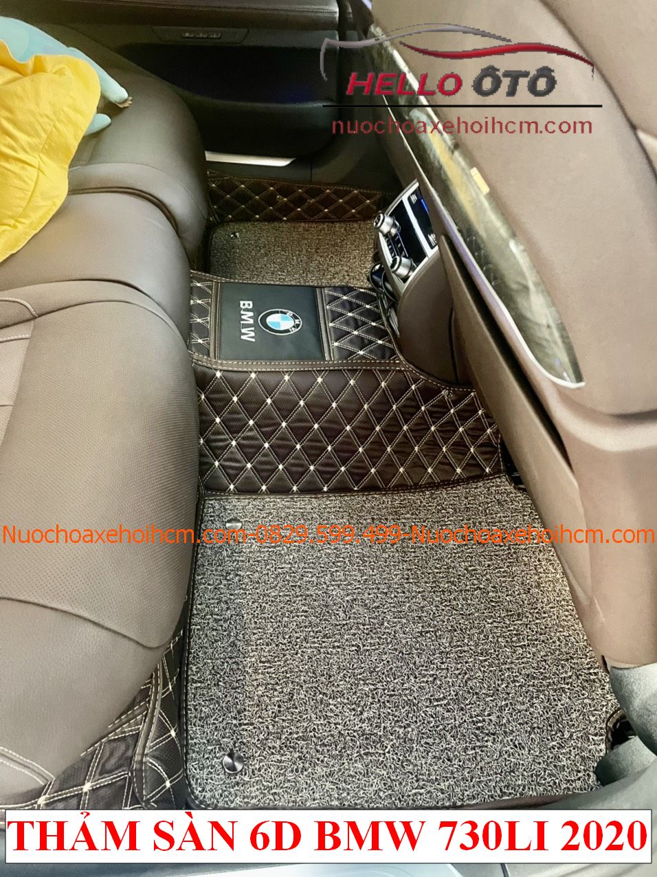 Thảm Lót Sàn Ô tô 6D BMW 730LI 2020-2021