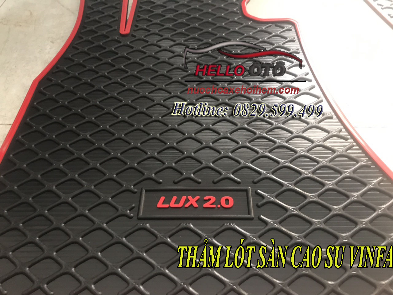 Thảm lót sàn ô tô cao su 3D Vinfast Lux A2.0 2019-2020