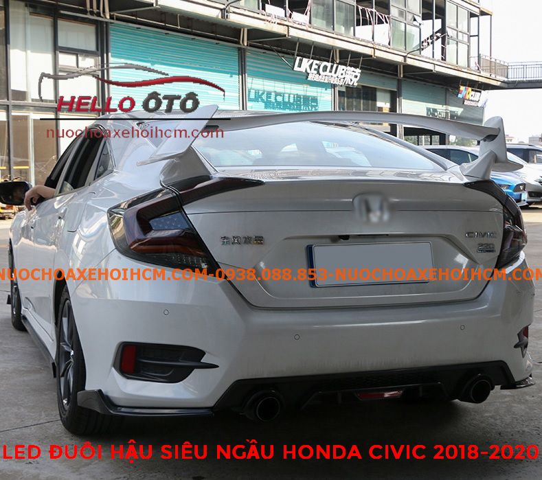 Thay cụm đèn led siêu ngầu Honda Civic 2019 2020