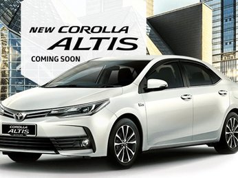 Toyota Altis 2017 thay đổi thiết kế nhẹ, thêm tính năng
