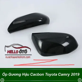 Ốp Cacbon Gương Chiếu Hậu Toyota Camry 2019