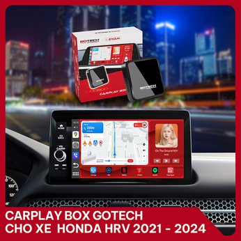 CARPLAY BOX GOTECH CHO XE HONDA HRV 2021-2024