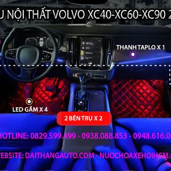 LED NỘI THẤT THEO XE VOLVO XC40-XC60-XC90 2018-2022