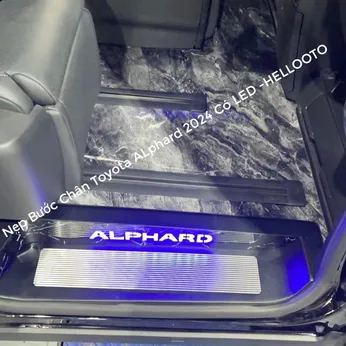 Nẹp Bước Chân Titan Toyota ALphard 2024 ( Mẫu Có Đèn LED )