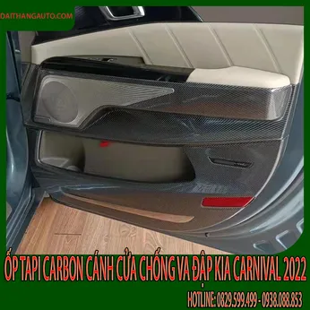 ỐP CARBON TAPI CÁNH CỬA CHỐNG TRẦY KIA CARNIVAL 2022