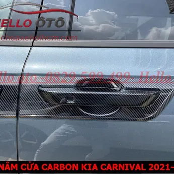 Ốp Tay nắm cửa Carbon KIA CARNIVAL 2021-2022