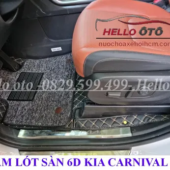 Thảm lót sàn ô tô 6D KIA CARNIVAL 2022