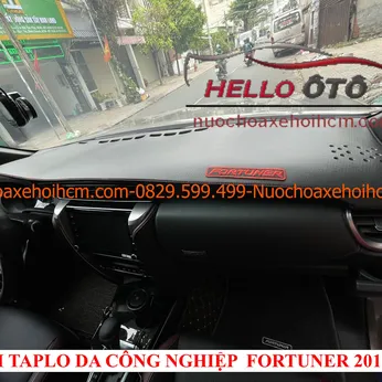 Thảm taplo da công nghiệp chống nắng Toyota Fortuner 2018-2020