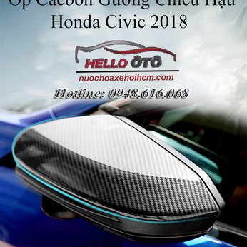 Ốp Cacbon Gương Chiếu Hậu Honda Civic 2018