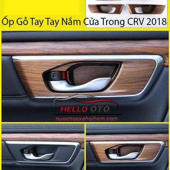Ốp Gỗ Tay Nắm Trong Honda CRV 2018