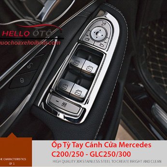 Ốp Trang Trí Tỳ Tay Cánh Cửa Mercedes C200/GLC300