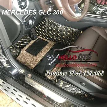 Thảm Lót Sàn ô tô 6D Mercedes GLC200 2018