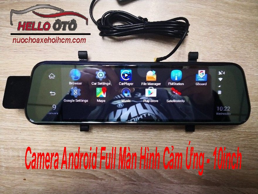 Camera hành trình ô tô Android 4G Trước sau Full Màn Hình