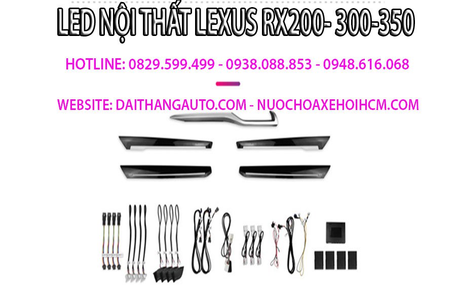 LED NỘI THẤT THEO XE LEXUS RX250 - RX300 - RX350