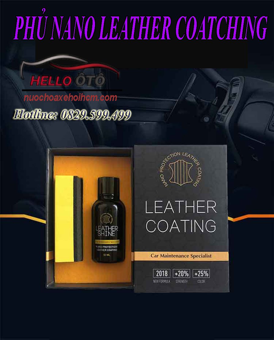 Phủ Nano Ghế Da Ô tô Leather Shine