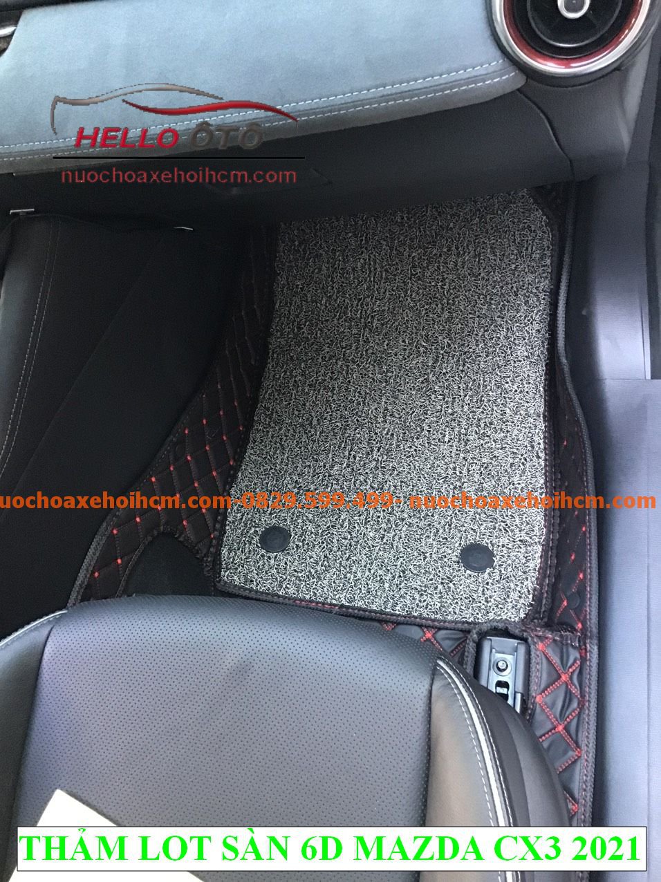 Thảm lót sàn 6D Mazda CX3 2021