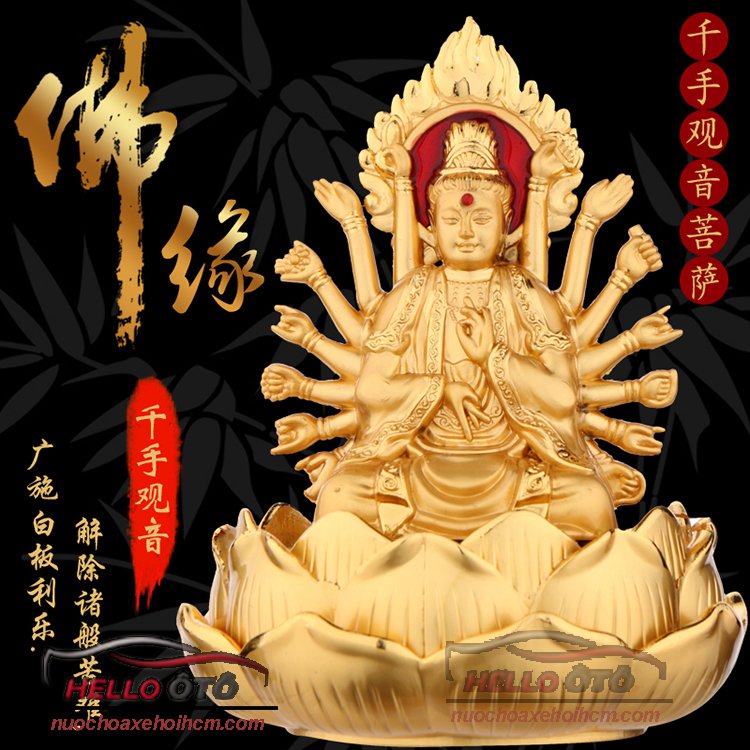 Tượng Phật Quan Âm Nghìn Tay Nước Hoa Ô tô