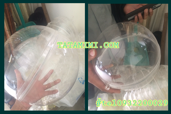 Hút nổi mica bán nguyệt