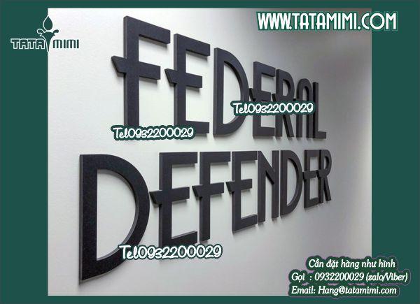 Cắt chữ với mica trong và mica màu