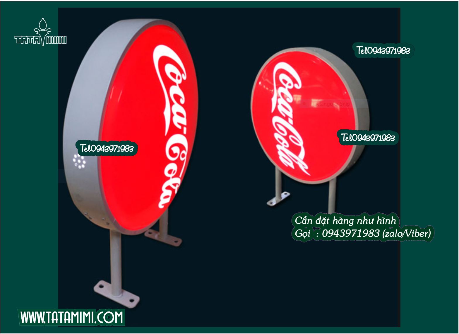 Biển quảng cáo hút nổi hộp đèn