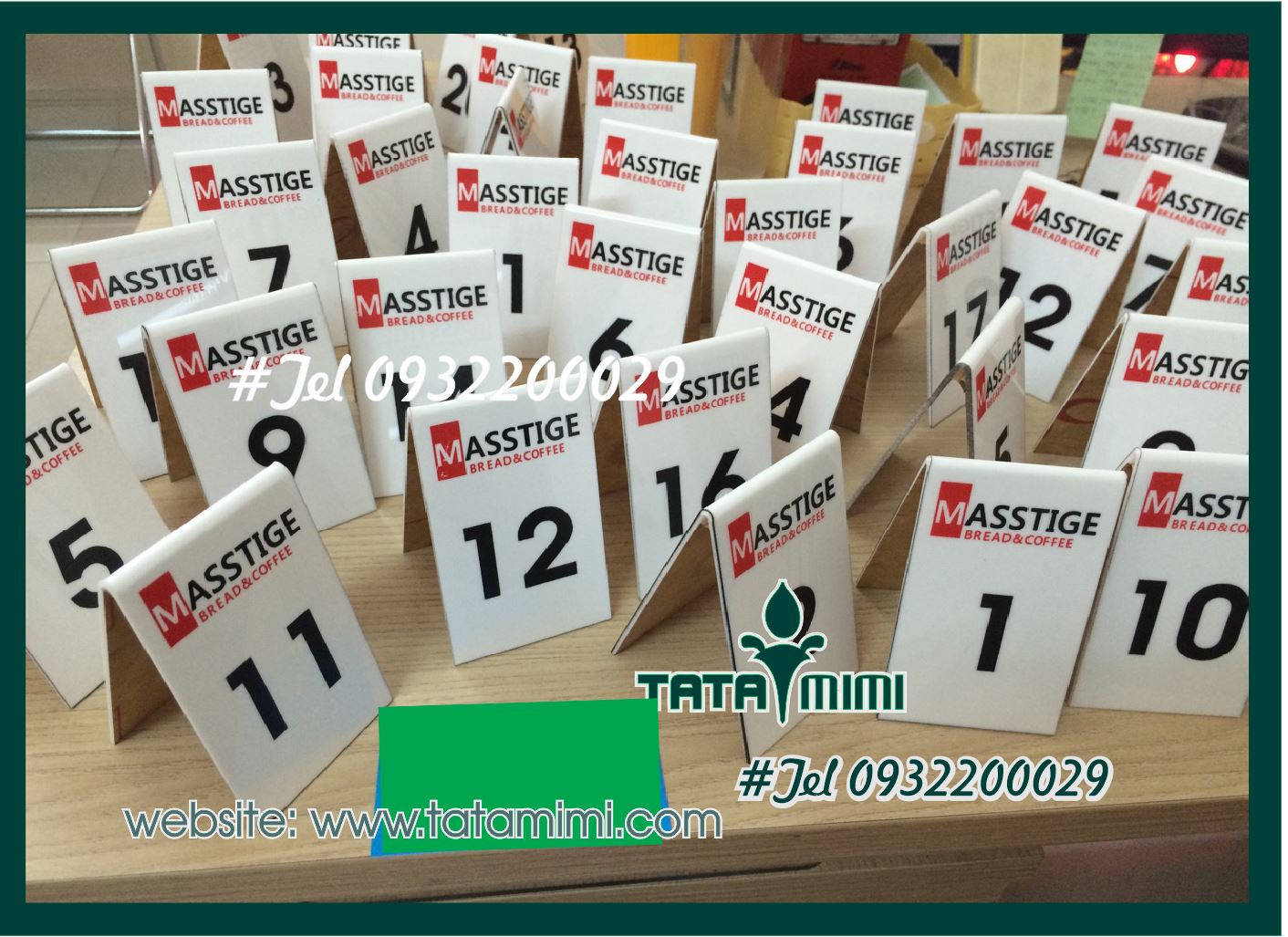 Kệ mica số order