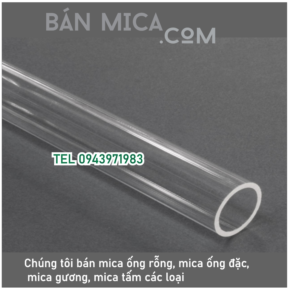 Ống mica cắt lẻ