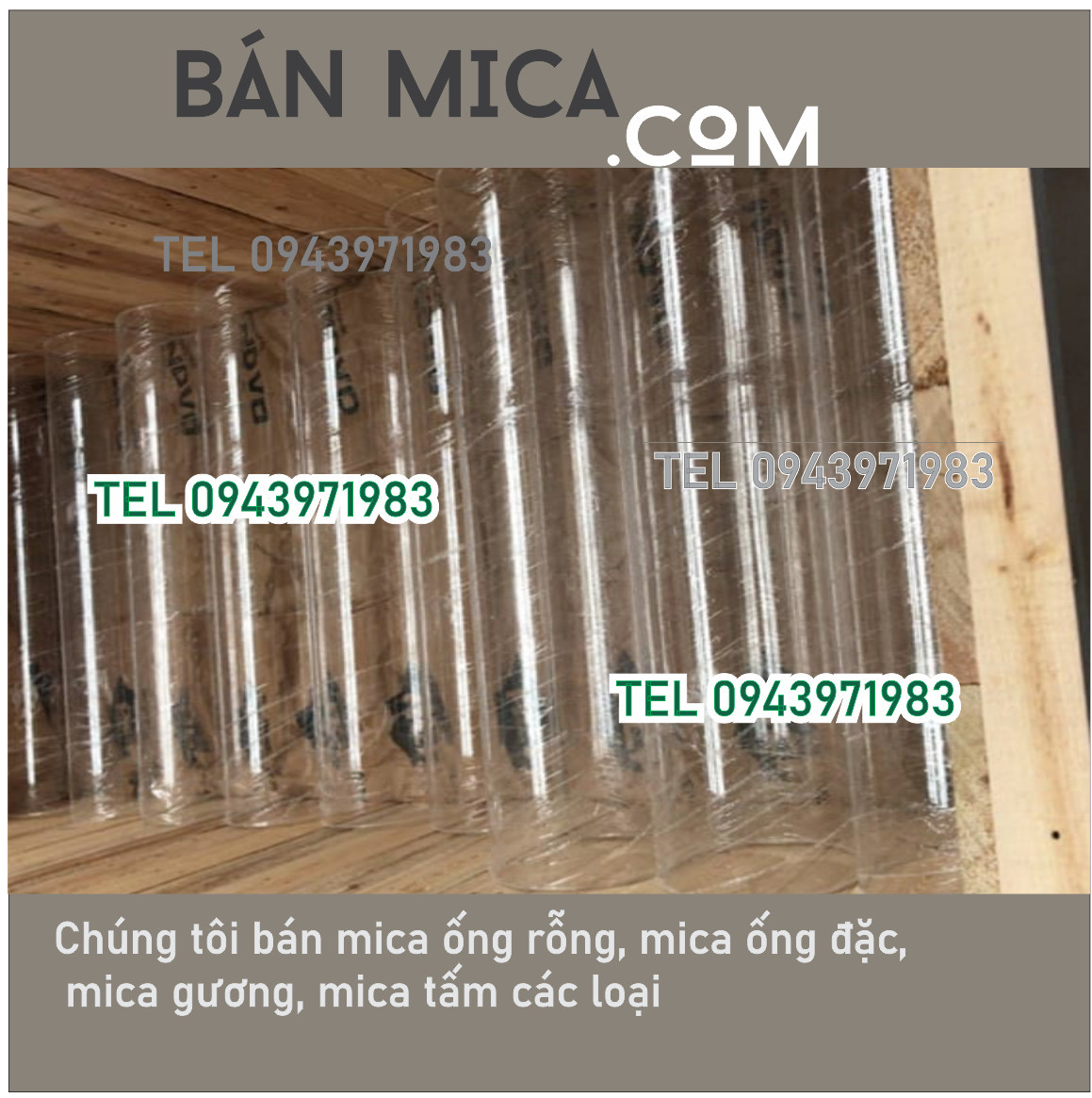 Ống mica cắt lẻ