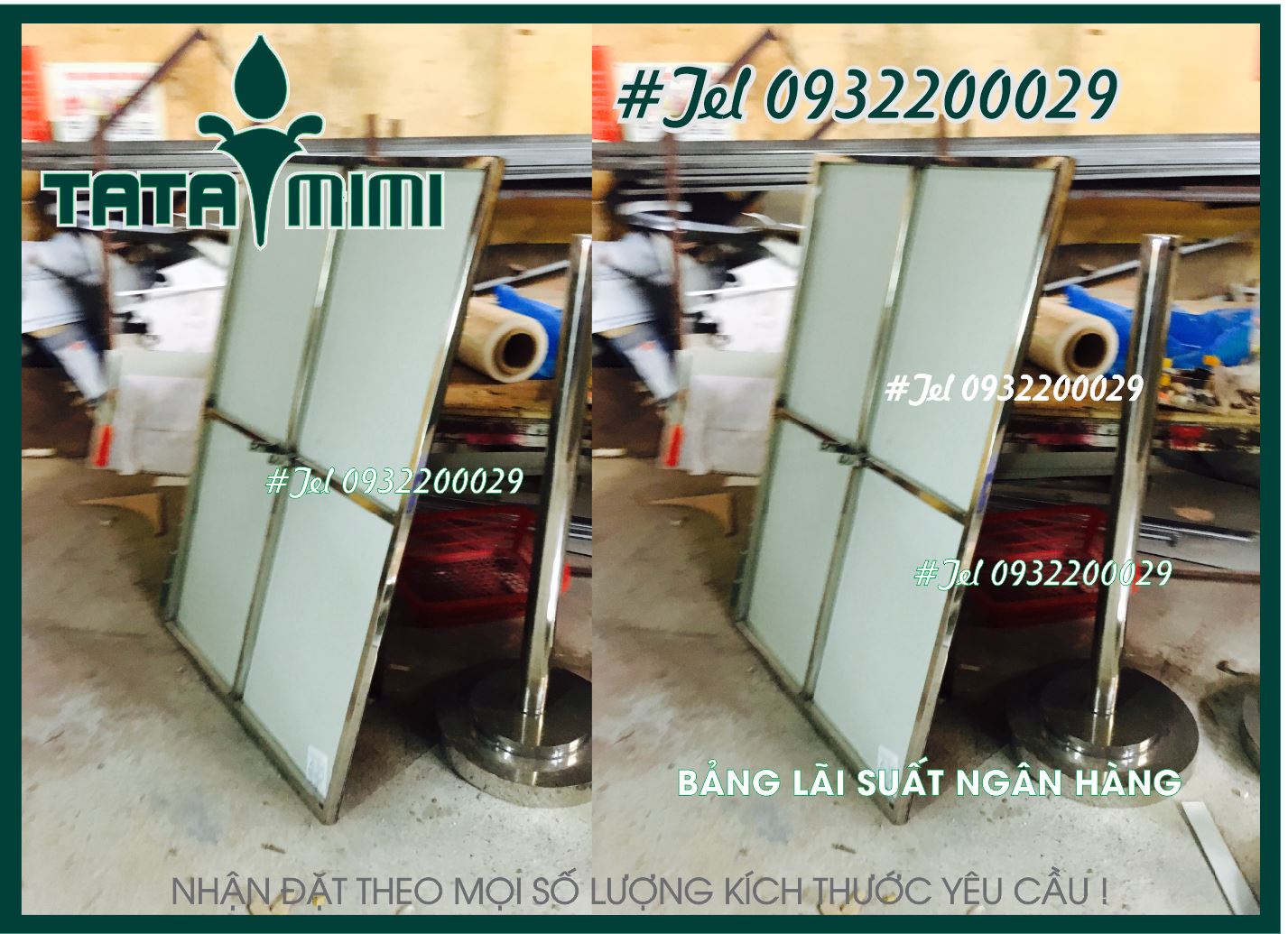 Nhận cung cấp các loại biển lãi suất ngân hàng giá rẻ