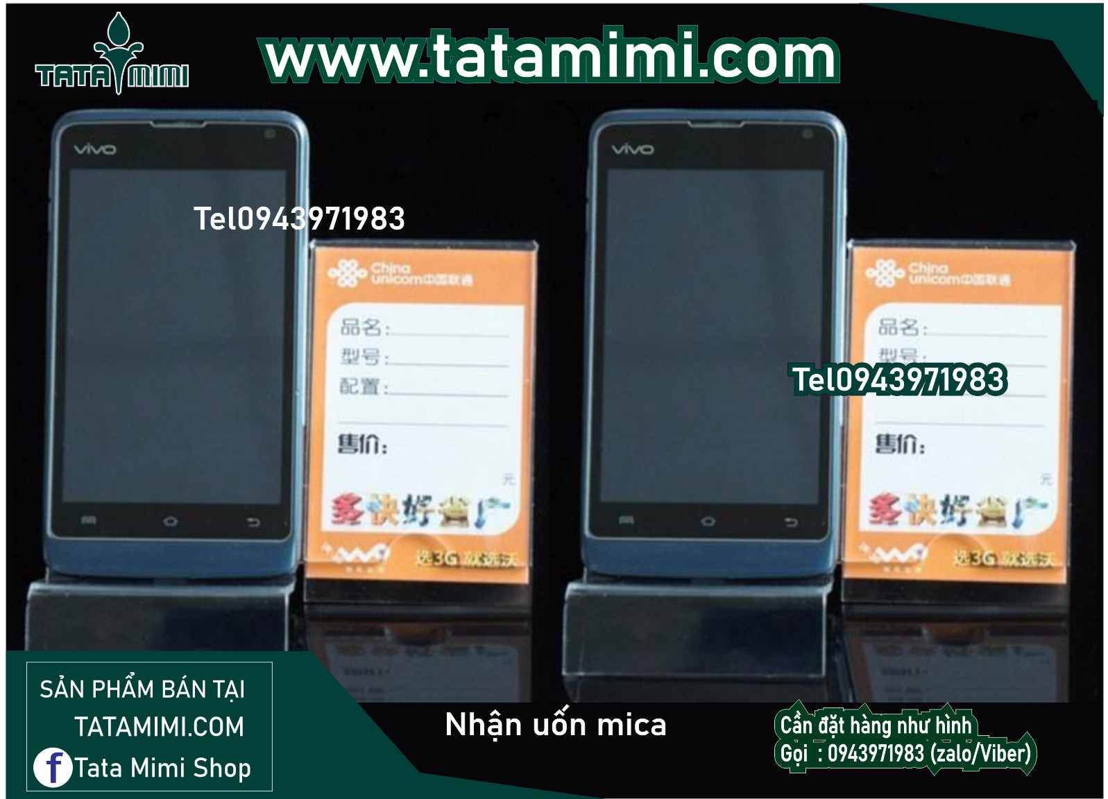 Kệ điện thoại uốn theo độ dài tủ