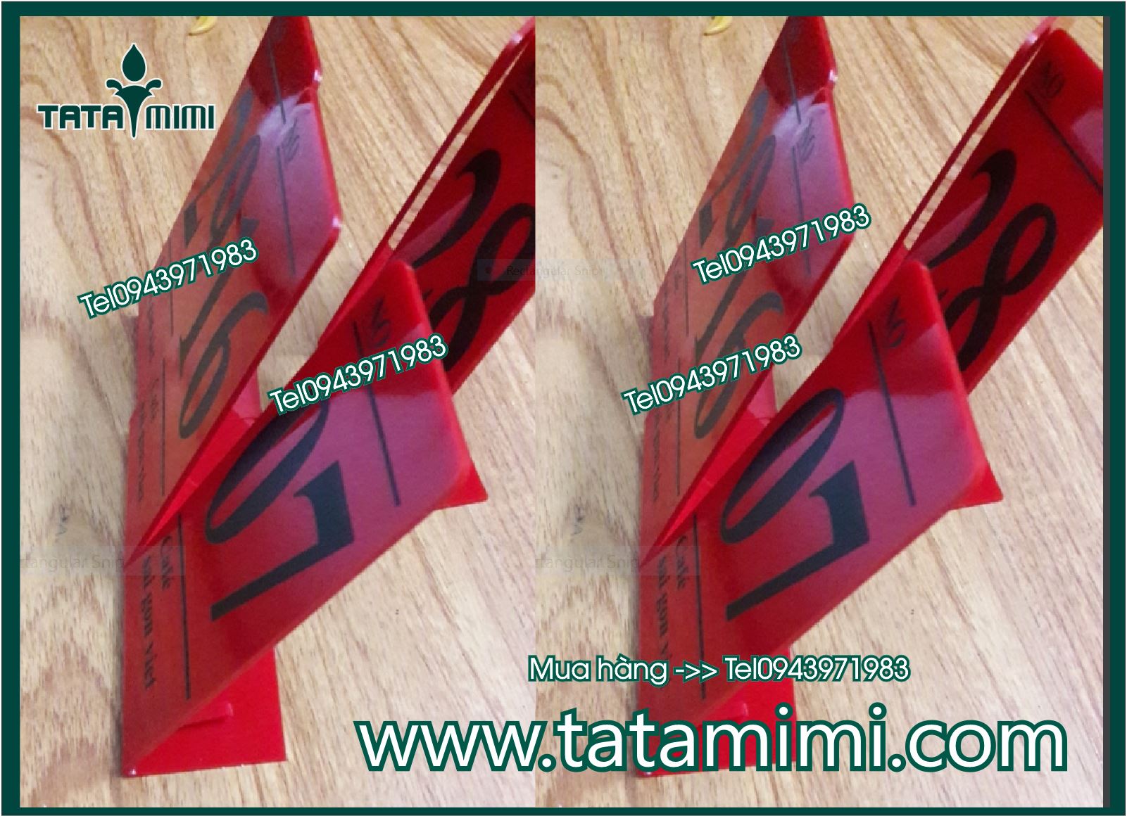 Mẫu biển số bàn đẹp cho quán cafe Mẫu biển số bàn đẹp cho quán cafe