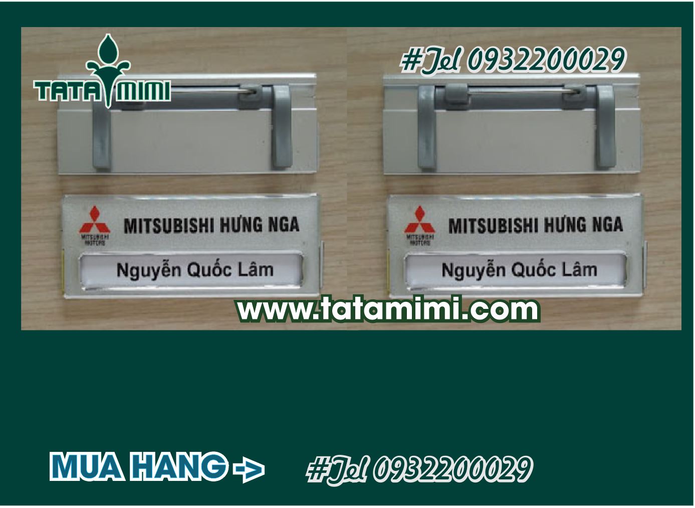 Bảng Tên Nhân Viên đeo áo, cài áo cho các công ty cửa hàng