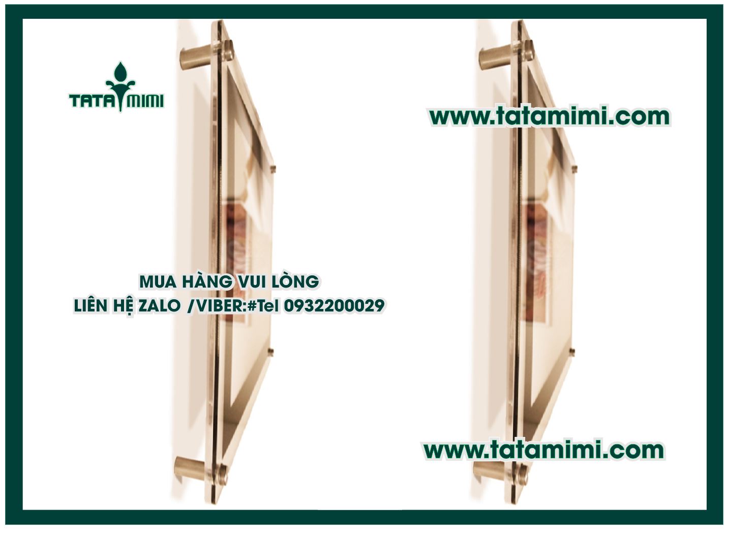 Khung poster trừ viền bao nhiêu