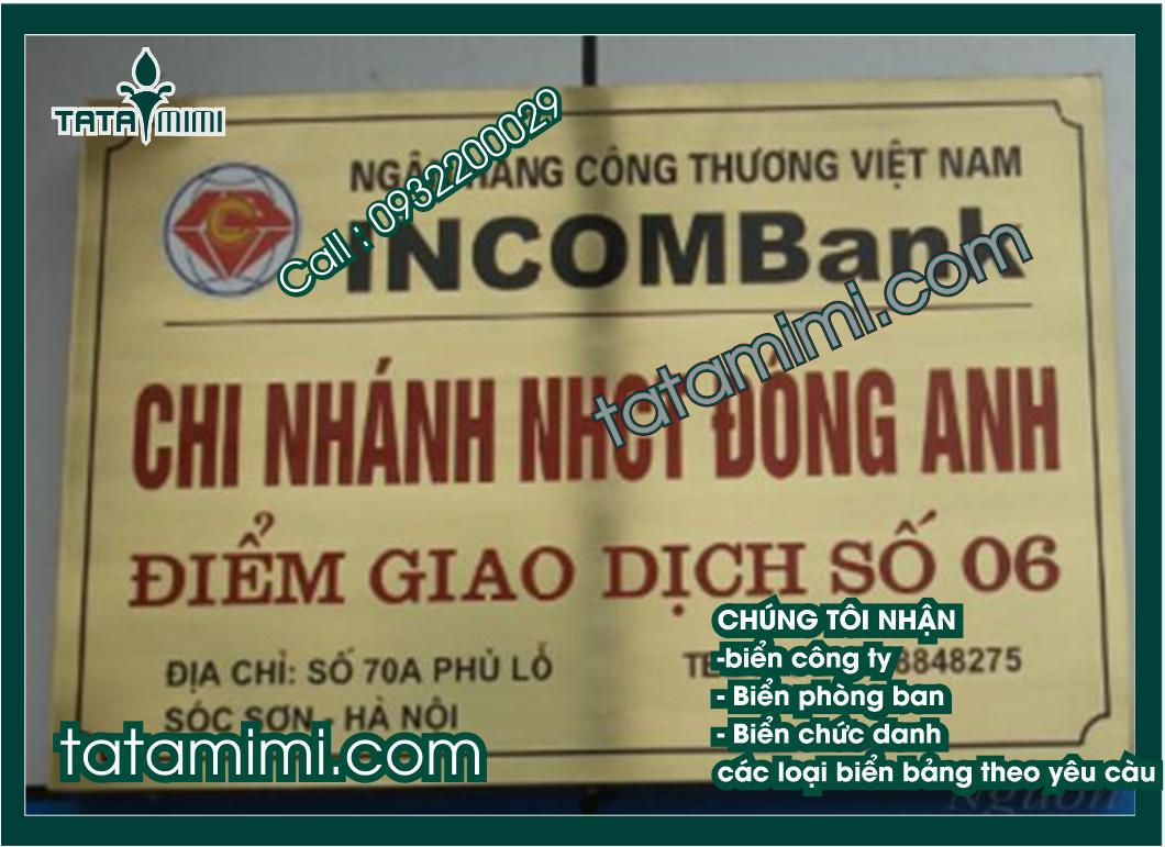 Biển công ty inox làm phẳng hay uốn hộp