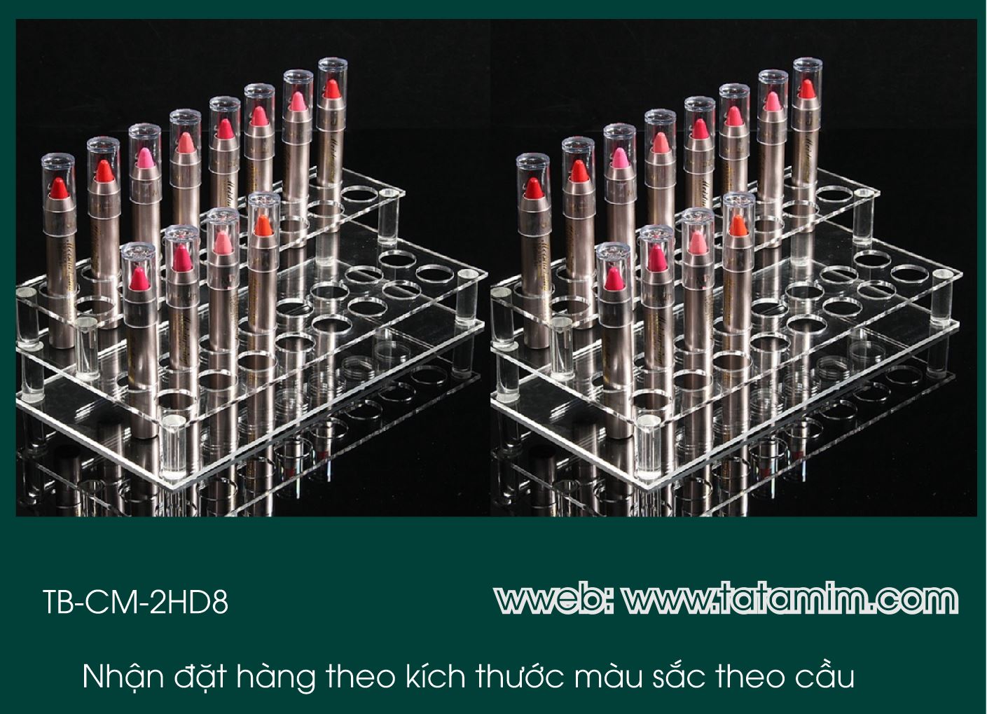 Kệ giới thiệu sản phẩm bằng mica