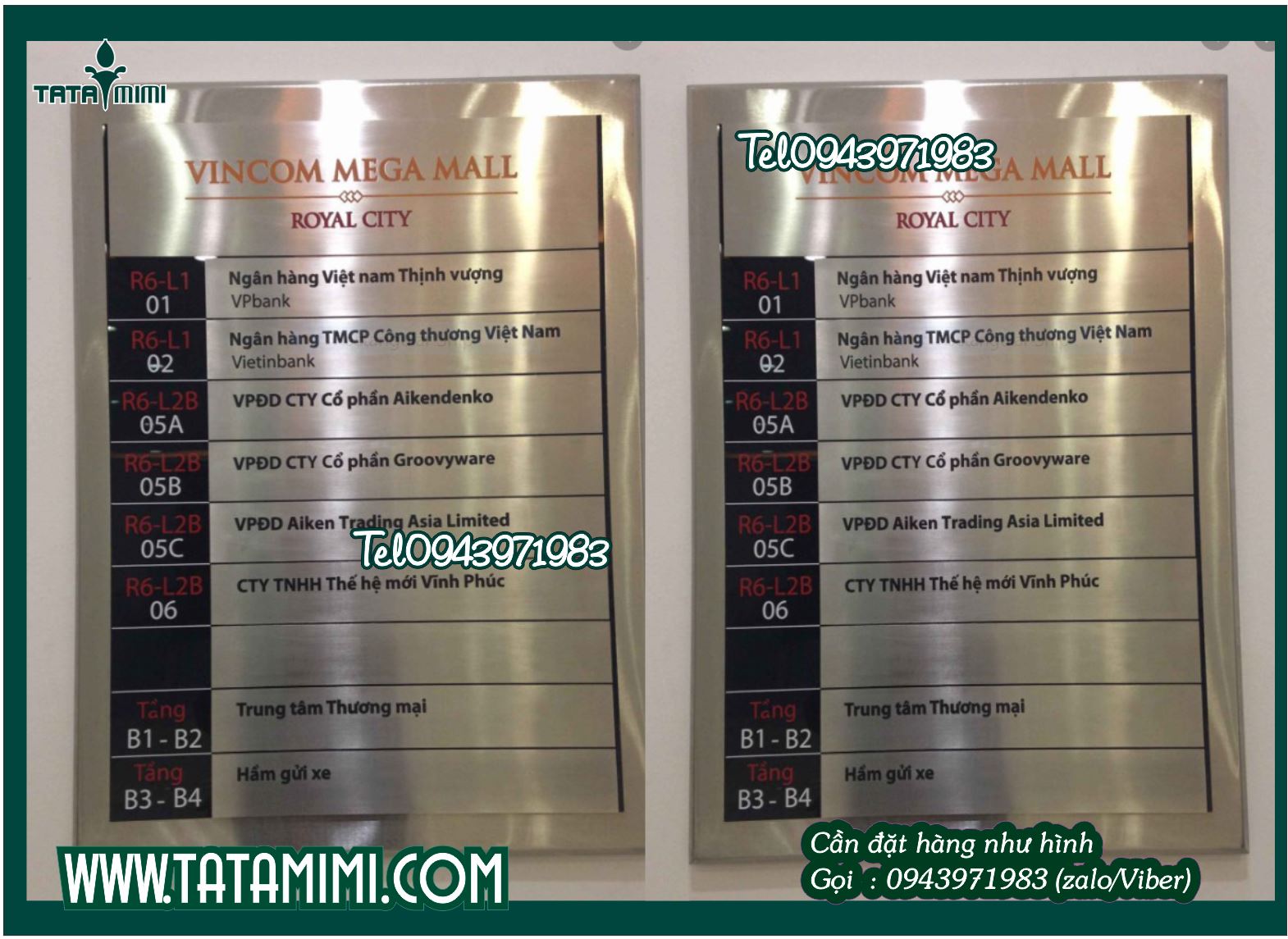 Mẫu biển inox đẹp nhất hiện nay Mẫu biển inox đẹp nhất hiện nay