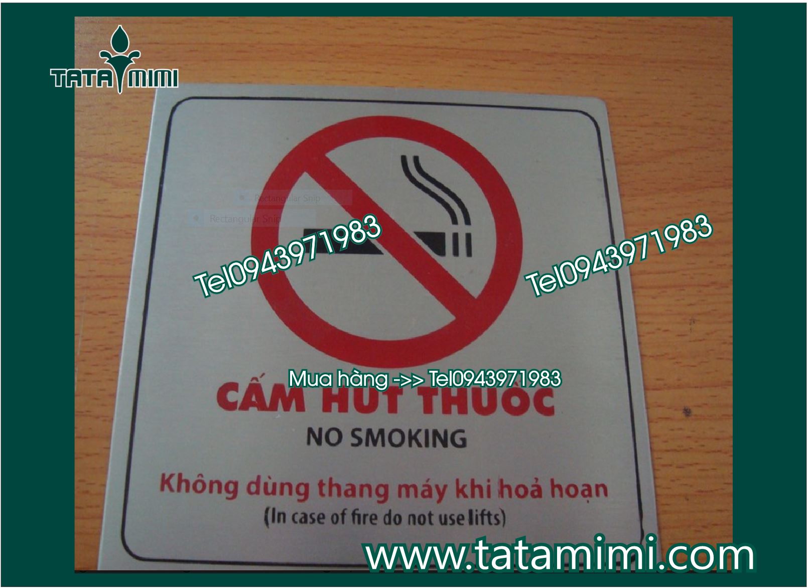 Biển no smoking – mẫu biển không hút thuốc nơi công cộng