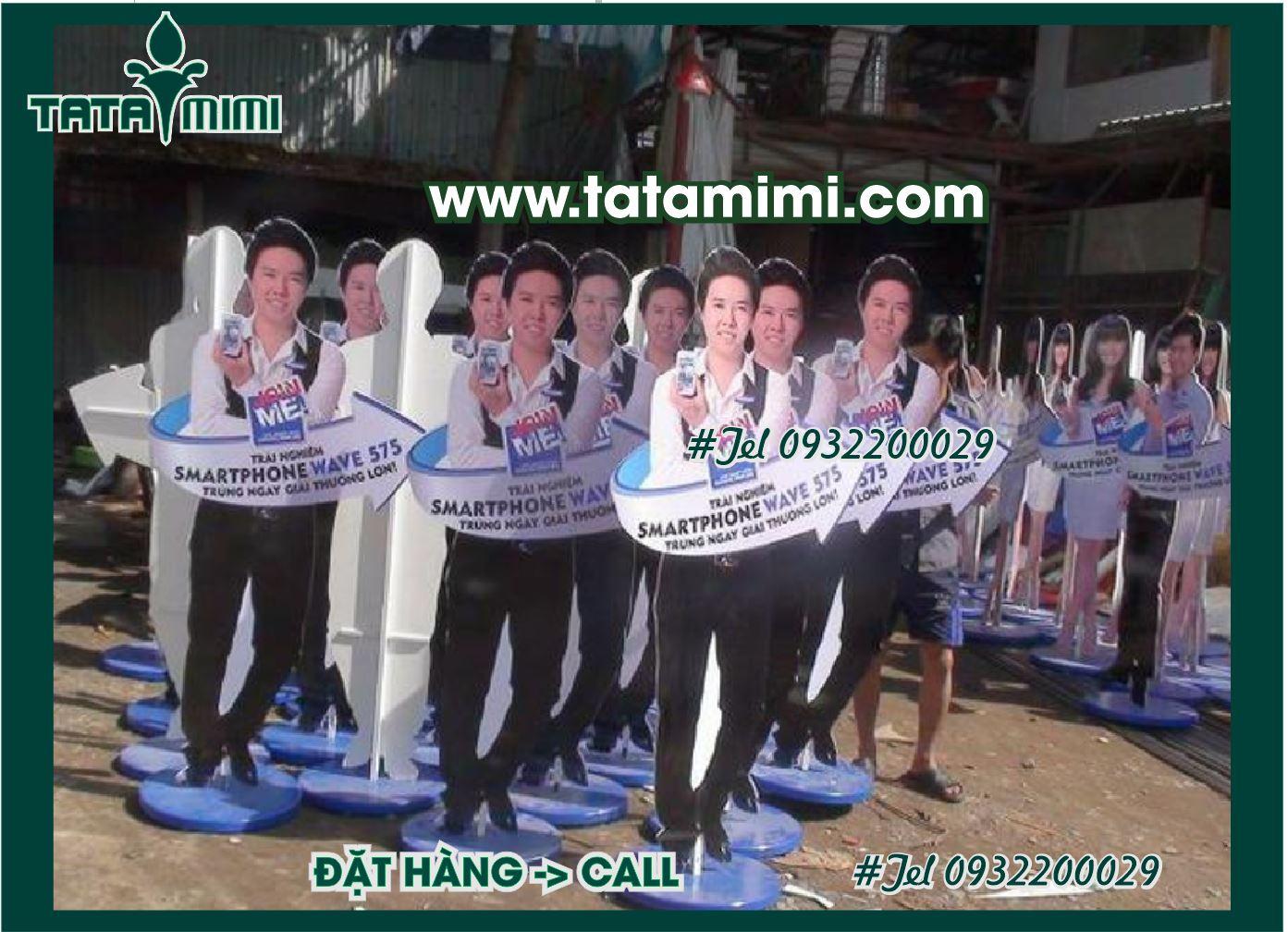 Standee ngoài trời kích thước cao nhất là bao nhiêu