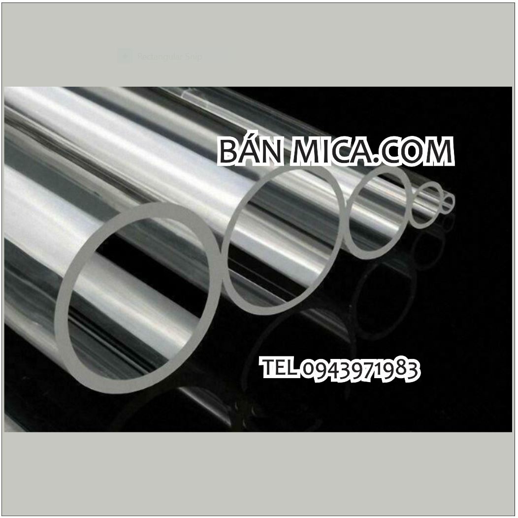 Ống mica đường kính lớn độ dày từ 5mm trở lên
