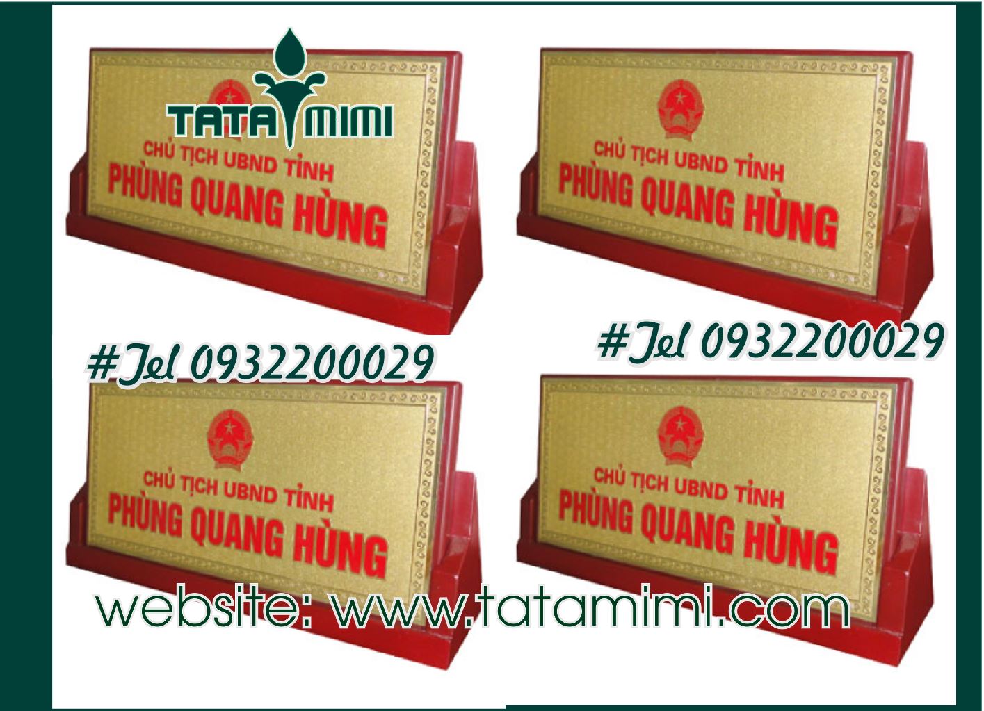 Biển chức danh chữ A – bảng tên để bàn