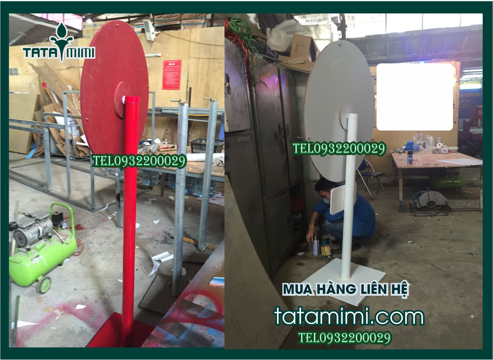 Làm vòng quay cho dịp tri ân khách hàng