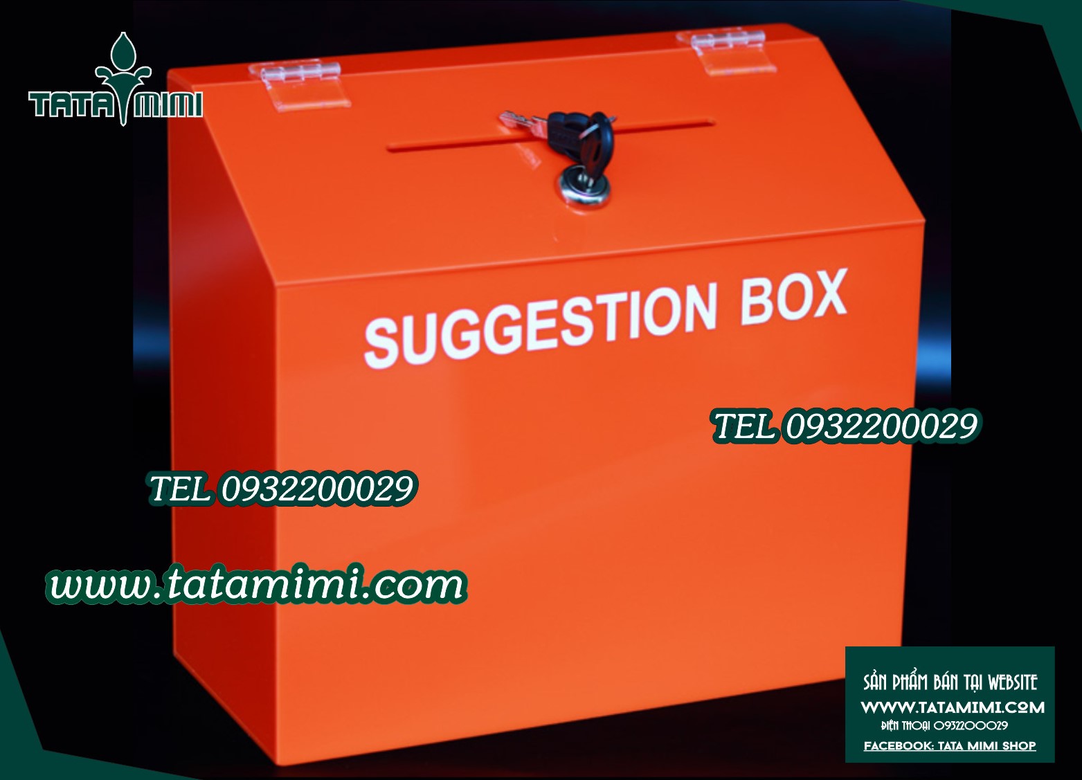 Tipbox từ mica 2mm