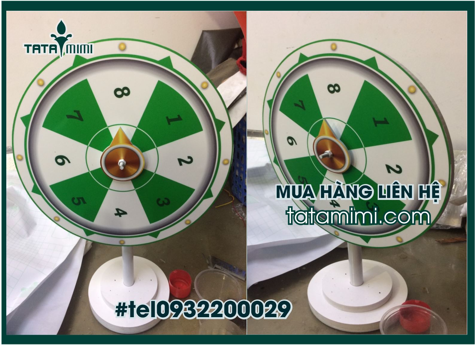 Sản xuất vòng quay trúng thưởng