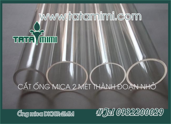 Ống mica có sẵn được cắt rời