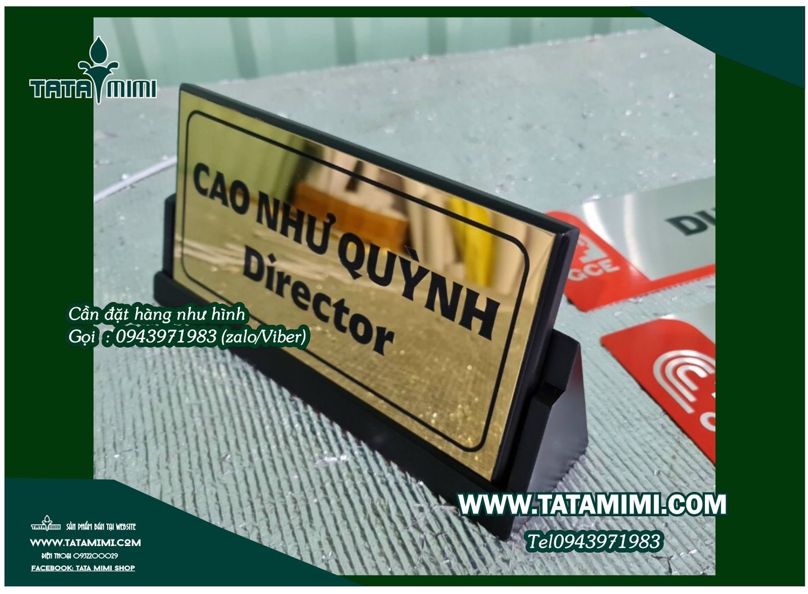 Bảng chức danh sang trọng lấy liền