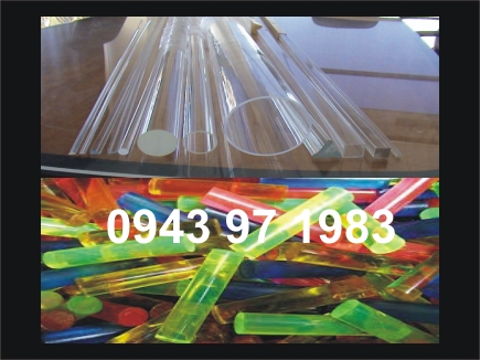 Ống mica trong suốt-trắng sữa