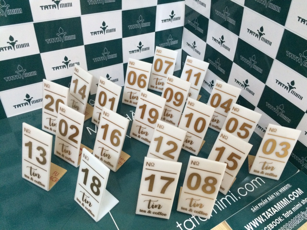 Kệ mica số order