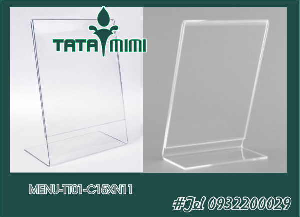 Kệ mica để bàn mặt hít nam châm