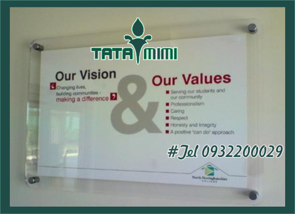 Biển công ty không bị ăn mòn