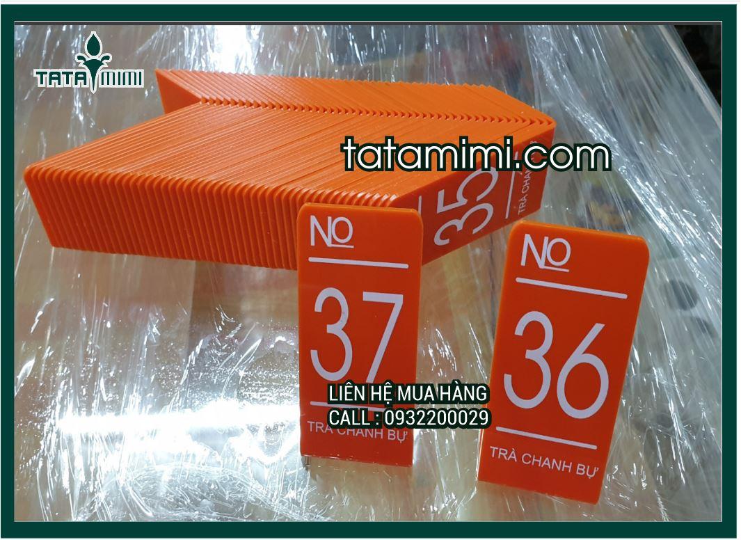 Thẻ để bàn- thẻ đánh số thứ tự