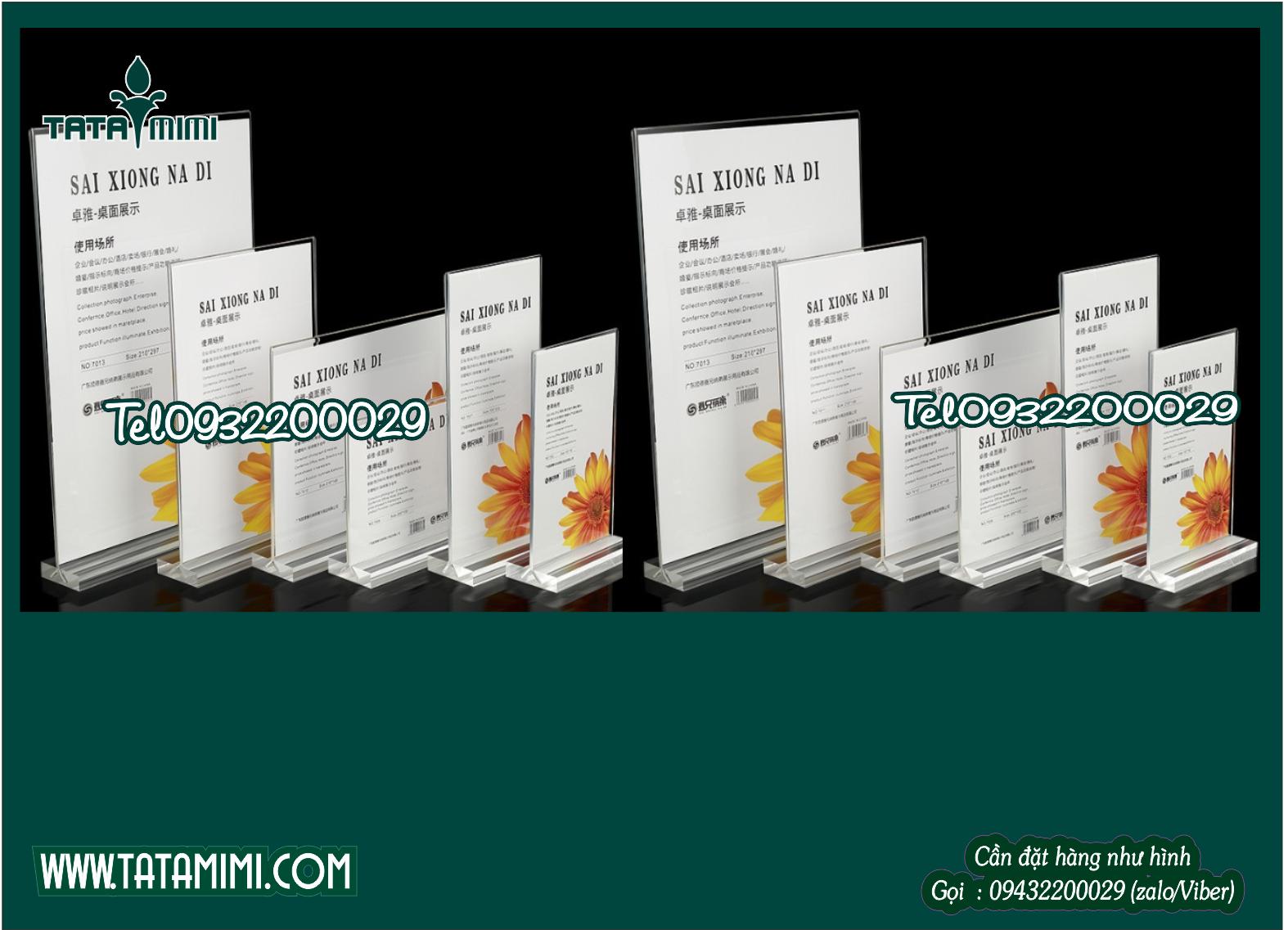 Kệ Menu trà sữa thiết kế số lượng lớn